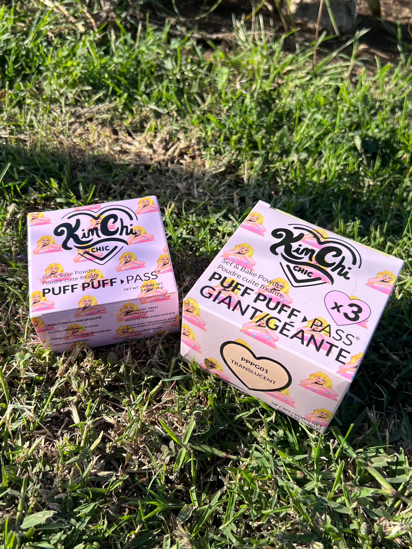 KIM CHI CHIC polvo Translucent powder  X3