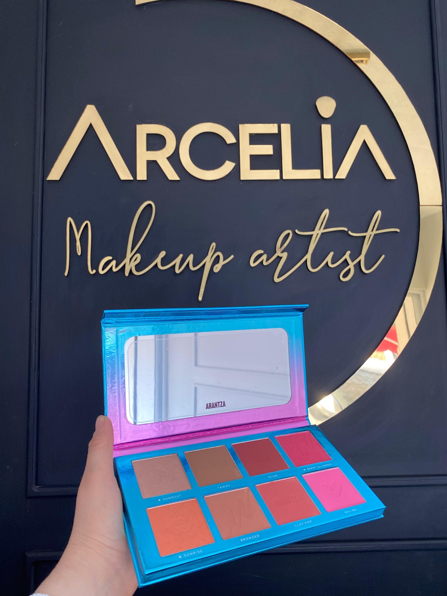 Sunset Blush Paleta de Rubores Aranza